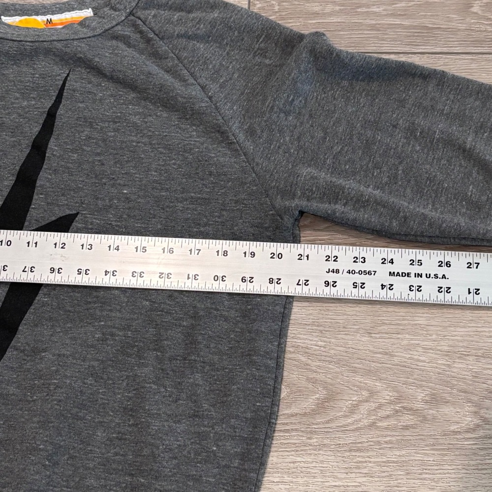 Aviator Nation Sweatshirt Sweatpants Set Womens Medium Gray Bolt Lounge Casual - Picture 5 of 14